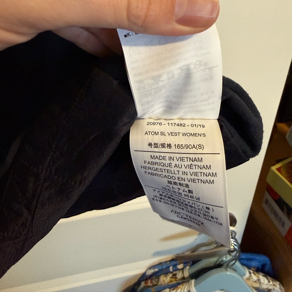 Arcteryx Aston SL Vest Navy Blue Small - Picture 4 of 4